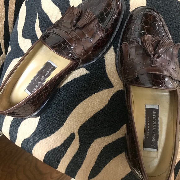 Johnston & Murphy Shoes Men’s Brown size 9 W - Picture 6 of 8